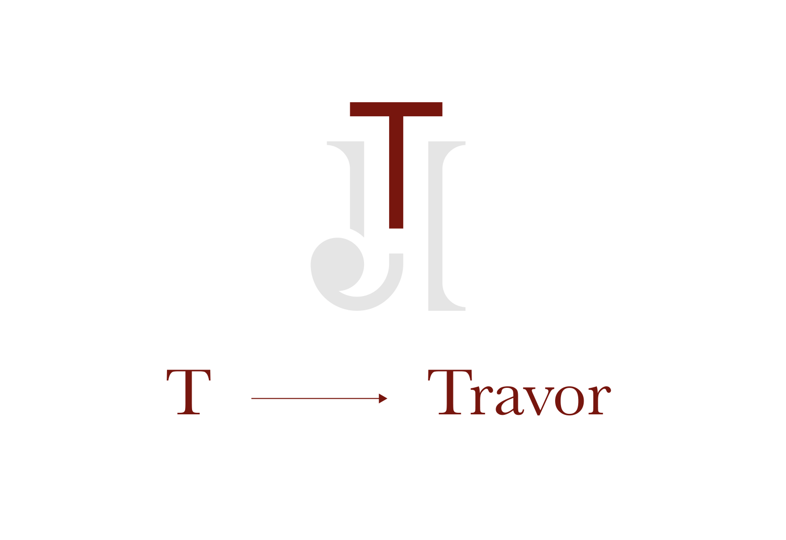 Spiegazione del concept della lettera T del logo di John Travor Hotel realizzato da SEBA! grafico di Gravellona Toce nel VCO